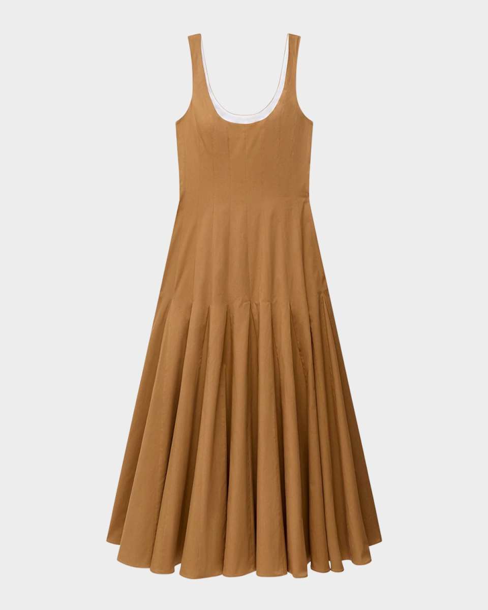 Sleeveless Flare Maxi Dress